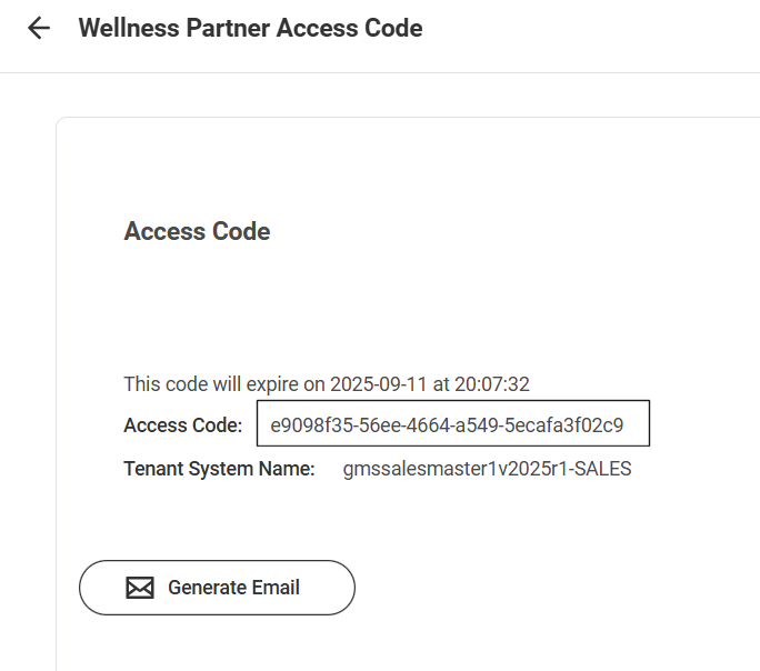Access Code
